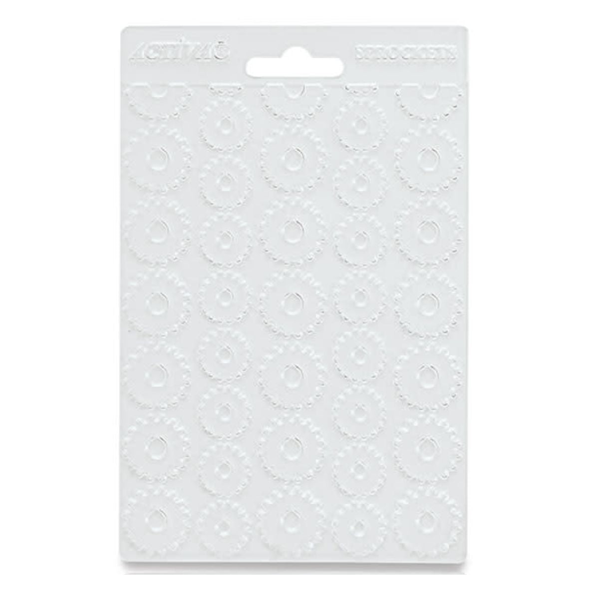 Activ-Tools Texture Sheets / 4 Hojas Texturizadoras para Arcilla Herramientas para Modelado ACTIVA