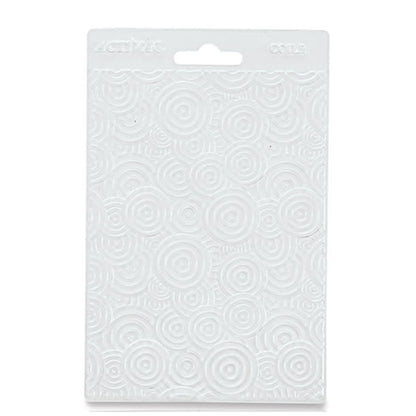 Activ-Tools Texture Sheets / 4 Hojas Texturizadoras para Arcilla Herramientas para Modelado ACTIVA