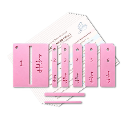 Sistema de Topes de Alineación para Cinch Color Rosa