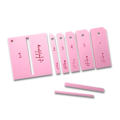 Sistema de Topes de Alineación para Cinch Color Rosa