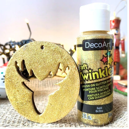 Pack Glitter Pain Christmas / Paquete de Pinturas Acrílicas con Glitter Descontinuado Plaid