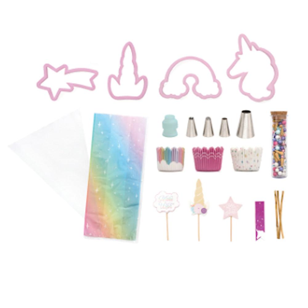 Unicorn Baking Kit / Kit de Repostería Unicornios 75 piezas Repostería Sweet Tooth Fairy