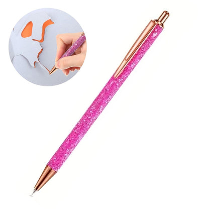 Pluma Depiladora Pink Glitter Sparkle