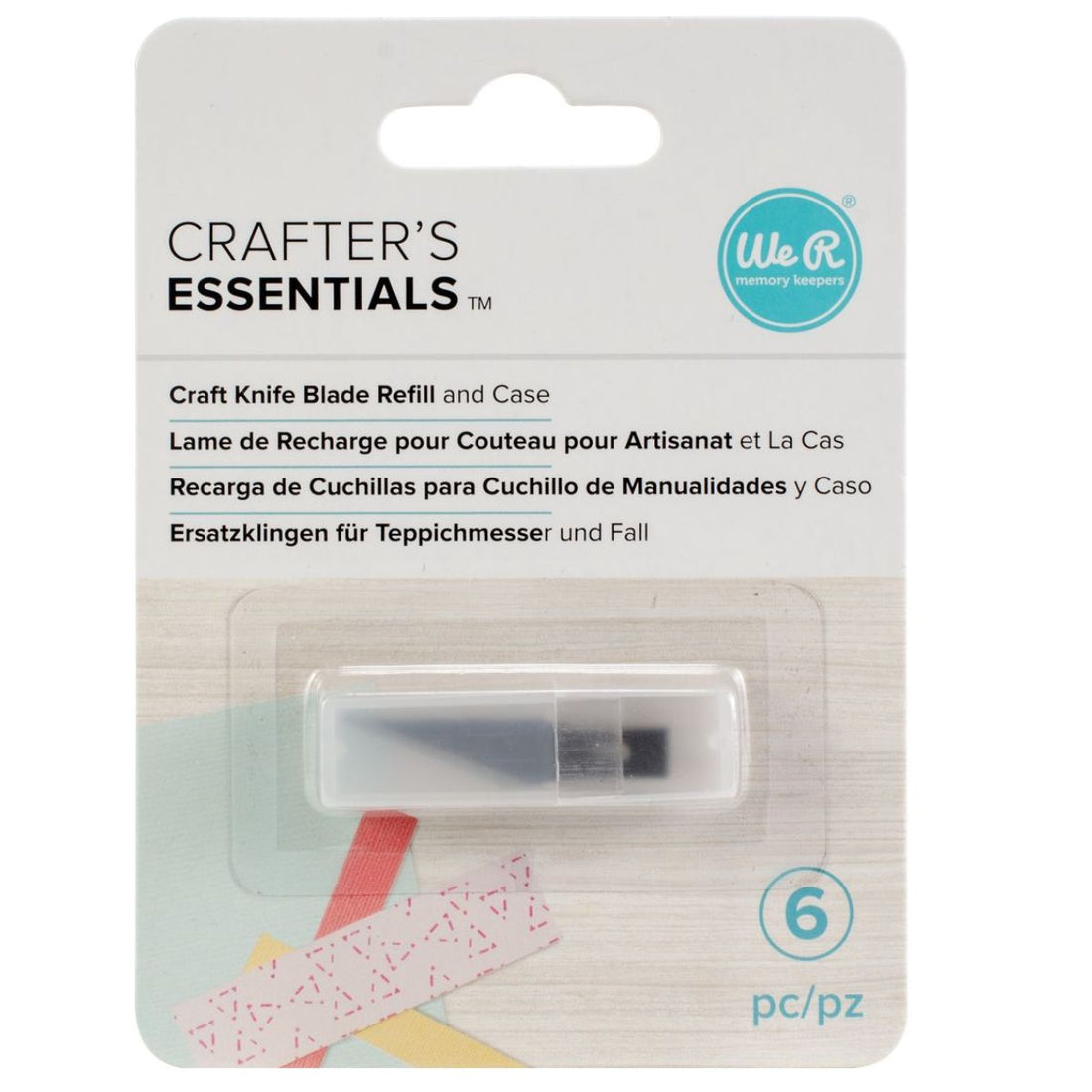 Craft Knife Replacement Blade / Repuestos para Exacto Cutter Tijeras / Cutters We R Memory Keepers