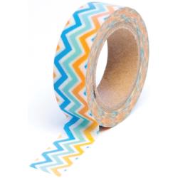 Washi Tape Zig Zag Summer / Cinta Adhesiva Descontinuado Queen&amp;Co