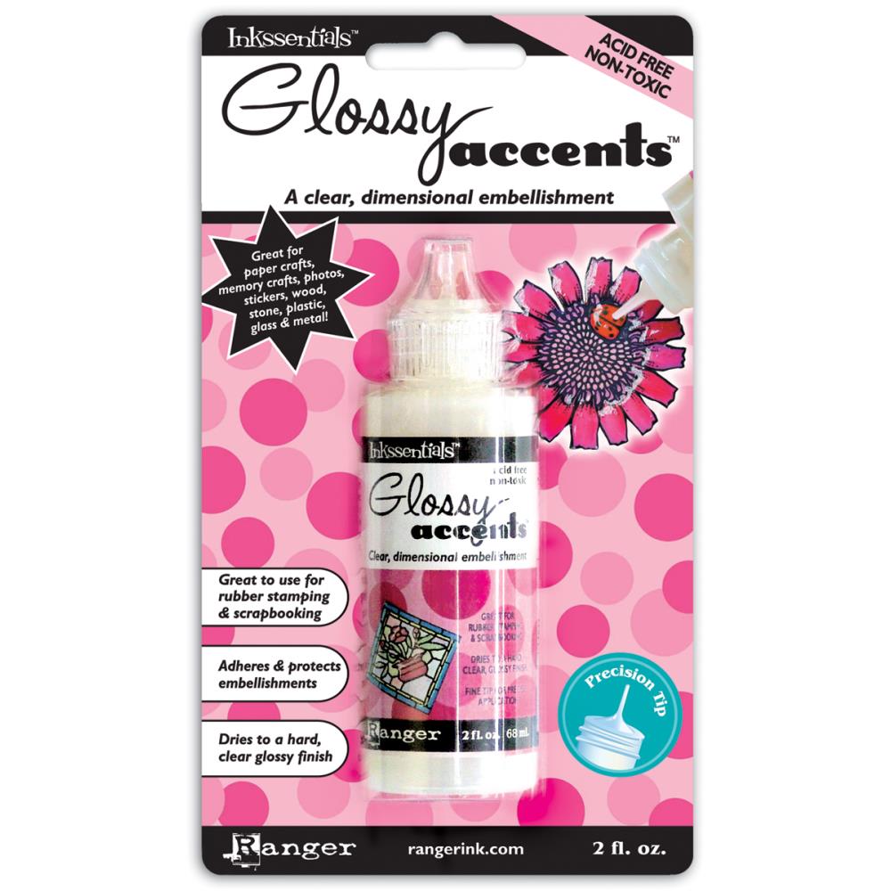 Glossy Accents / Pegamento para Acabados Finos Adhesivos / Pegamentos Inkssentials