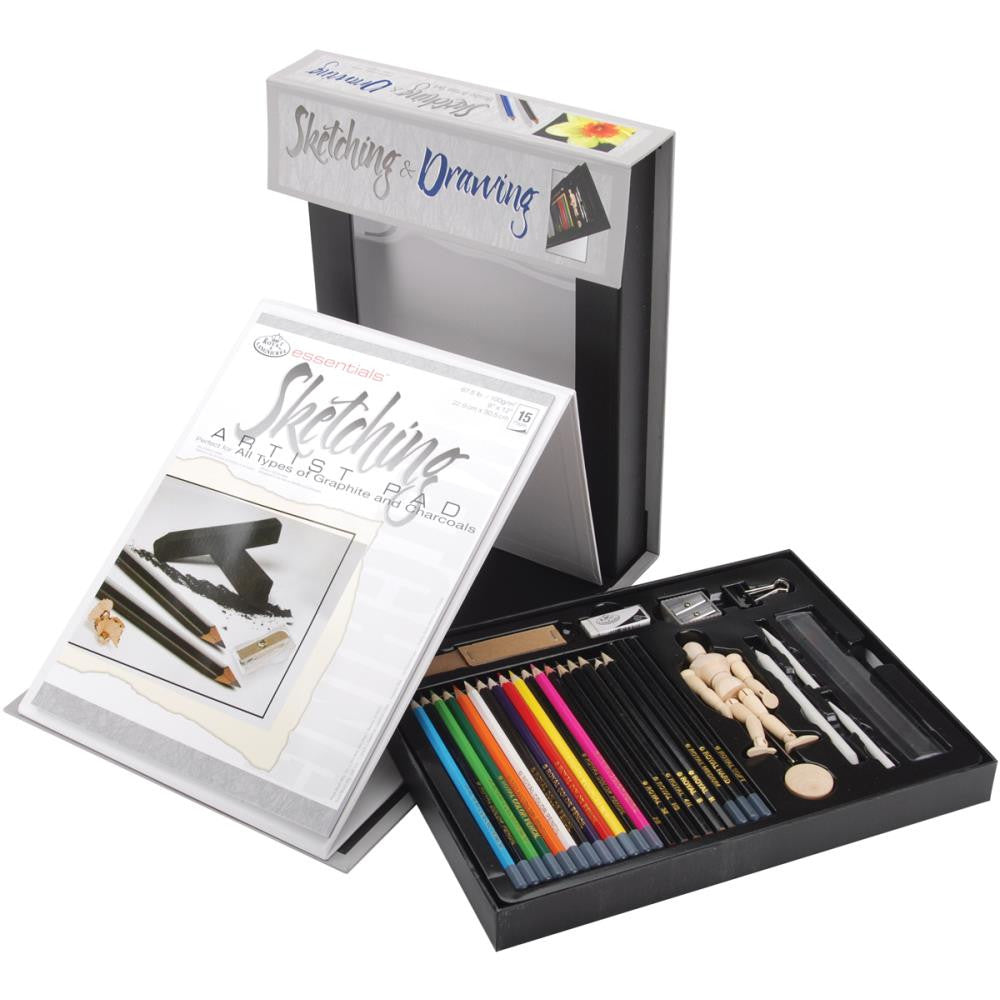 Sketching &amp; Drawing Studio Artist Set / Set de Dibujo y Bosquejo Descontinuado Royal Langnickel