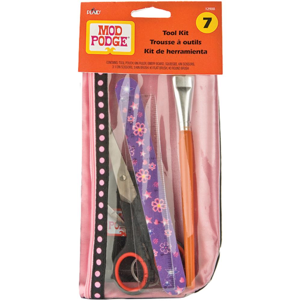 Mod Podge Tool Kit 7pcs / Kit de Herramientas Herramientas Plaid