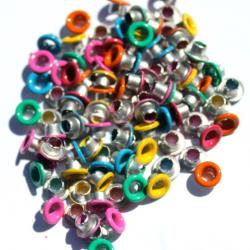 84 Quicklets Summer 2 Eyelets / Ojillos Colores de Verano Adornos / Embellishments Eyelet Outlet