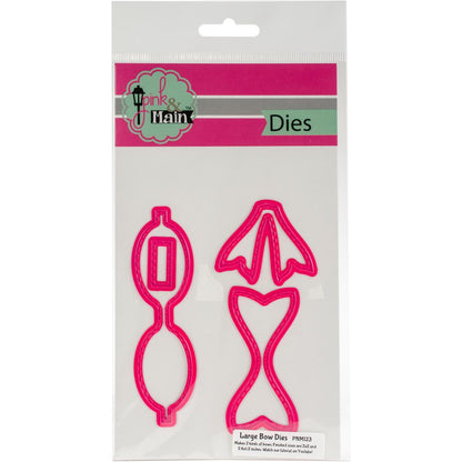 Large Bow Die / Suajes de Moños Grandes Descontinuado Pink &amp; Main