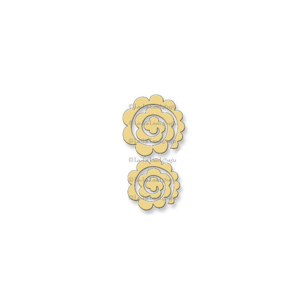 Rolled Rose Set / Suaje de Rosas Enrollables Descontinuado La-La Land Crafts