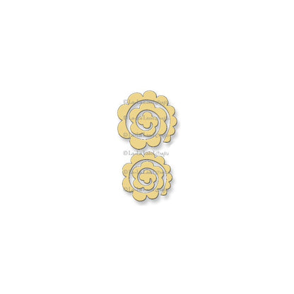 Rolled Rose Set / Suaje de Rosas Enrollables Descontinuado La-La Land Crafts