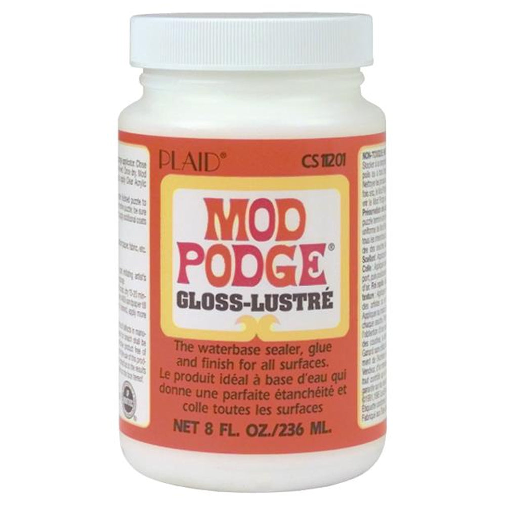 Mod Podge Gloss 236 ml / Pegamento Barniz Sellador Acabado Brillante Adhesivos / Pegamentos Plaid