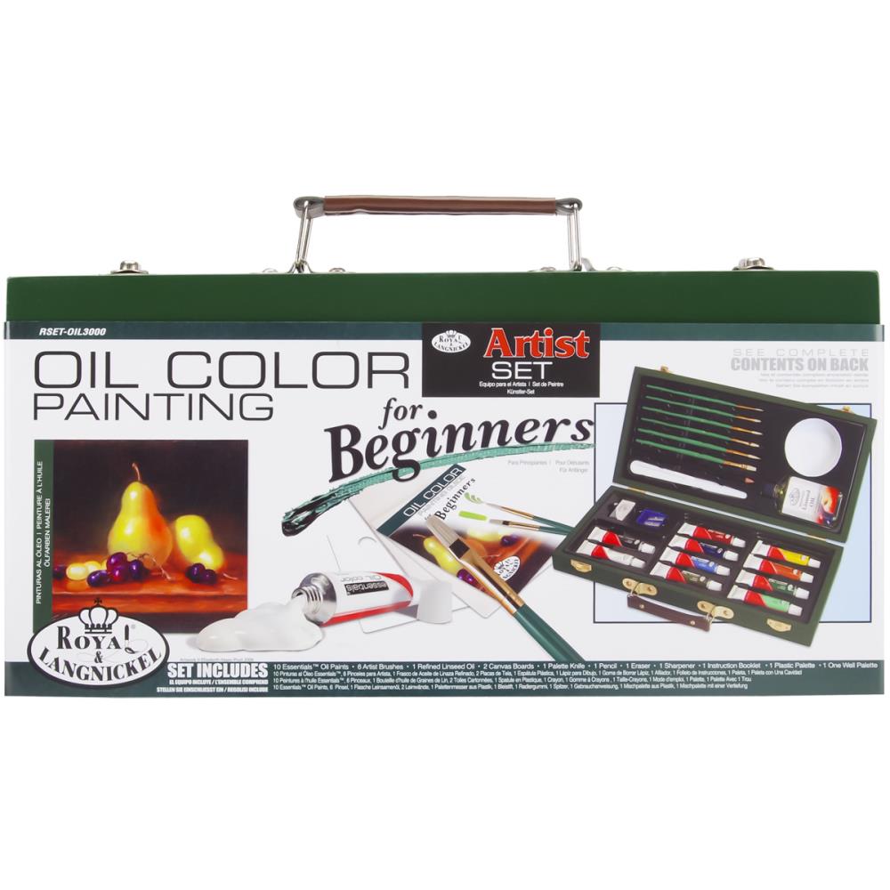 Oil Beginners Art Set / Set de Arte para Principiante Oleo Colores y Plumones Royal Langnickel