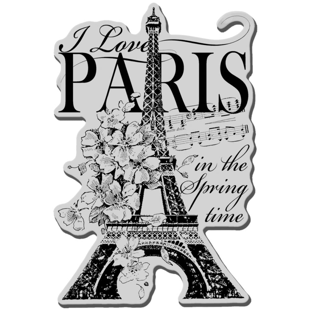 Cling Stamp I Love Paris  / Sellos de Paris Sellos Stampendous