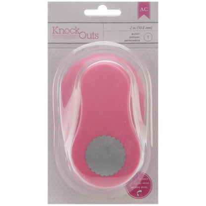 2" Scalloped Circle Punch / Perforadora de Círculo Escalopa 5.8 cm Descontinuado American Crafts