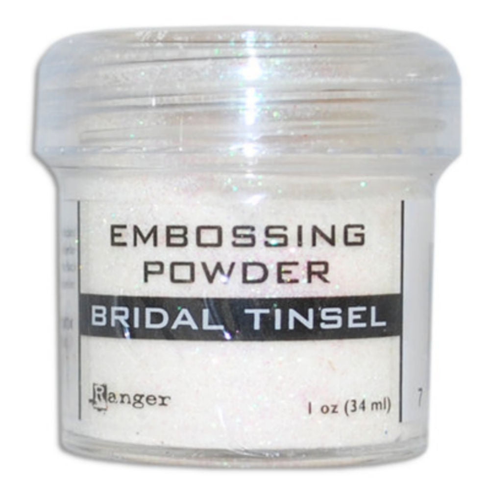 Bridal Tinsel Embossing Powder / Polvos de Realce Tornasol Polvos de Embossing Ranger