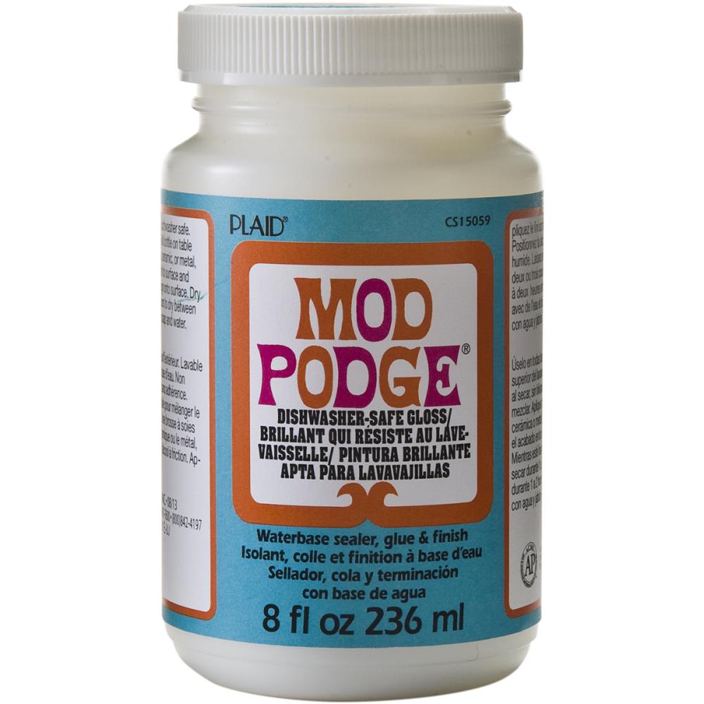 Mod Podge Dishwasher Safe Gloss / Pegamento a Base de Agua 236ml Adhesivos / Pegamentos Plaid