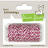 Lawn Trimmings Twine Cord Orchid / Cordel Rojo con Blanco Descontinuado Lawn Fawn