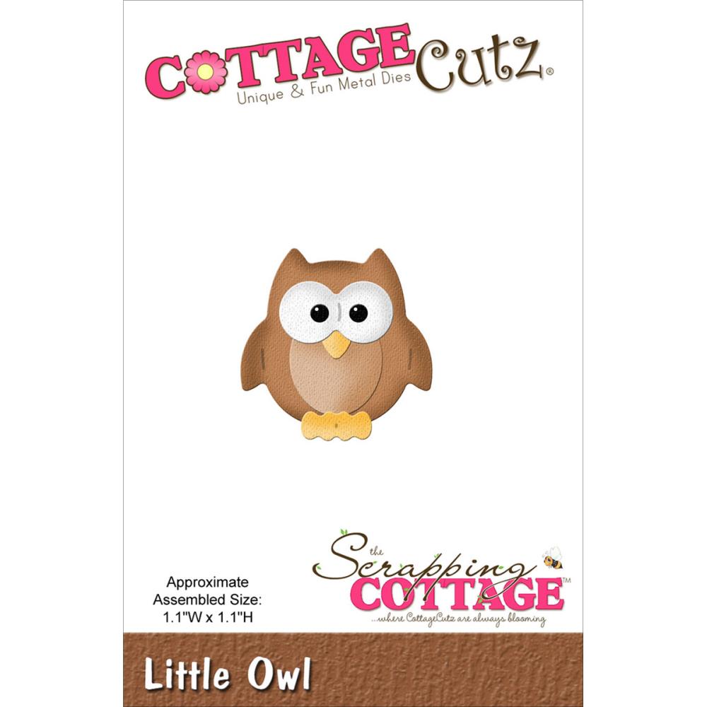 Little Owl Die /  Suaje de Búho Dados de Corte / Suajes / Troqueles Cottage Cutz