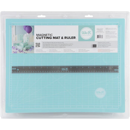 Magnetic Cutting Mat &amp; Ruler / Base De Corte Magnética con Regla 45.7X35 Cm Tapetes, Mats We R Memory Keepers
