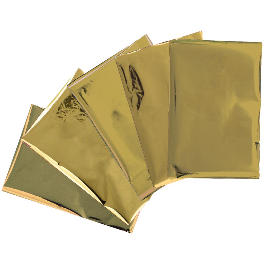 Sheets of Heatwavefoil Gold / Hojas de Aluminio Reactivo Doradas Descontinuado We R Memory Keepers