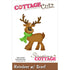Reindeer W/Scarf Die /  Suaje de Venado con Bufanda Dados de Corte / Suajes / Troqueles Cottage Cutz