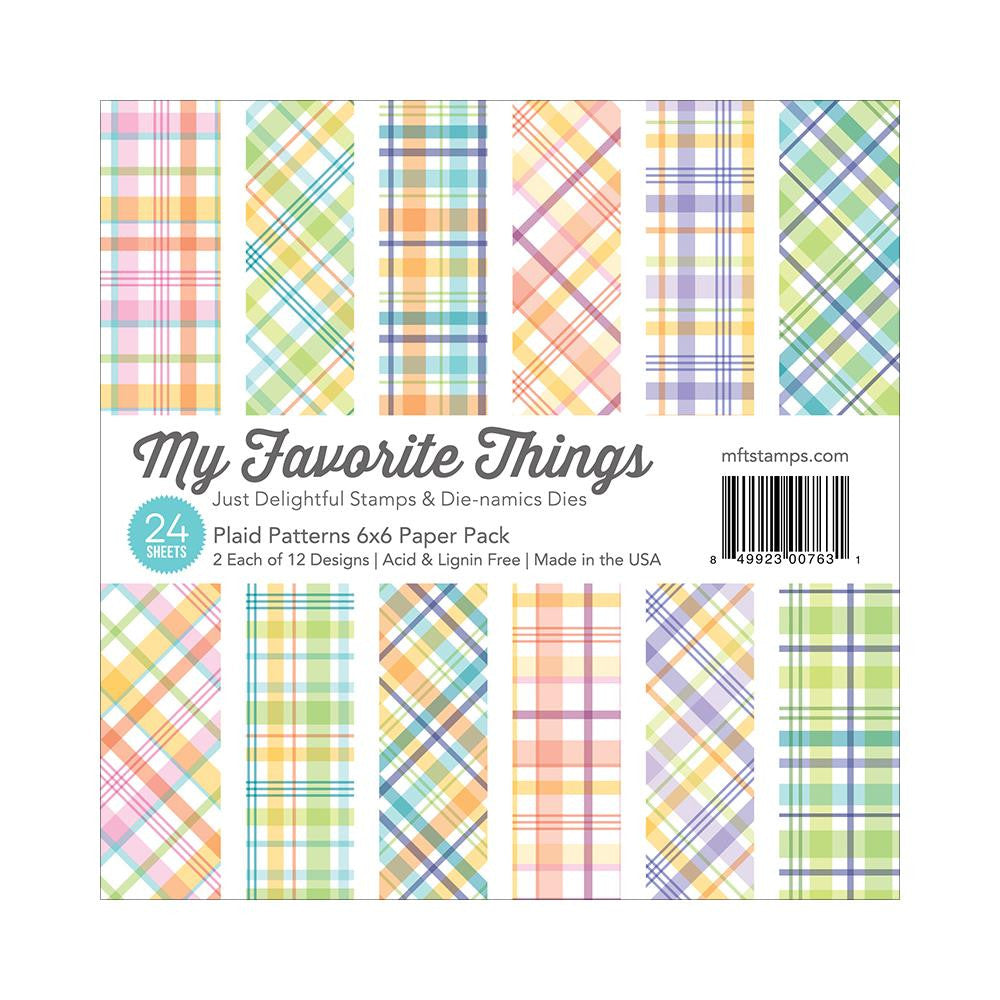 Block de Papel Cuadriculado / Plaid Patterns Paper Pack Descontinuado My Favorite Things