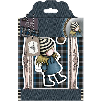 Sellos de Goma  Cling Gorjuss / Gorjuss The Friendly Headgehog Descontinuado Santoro