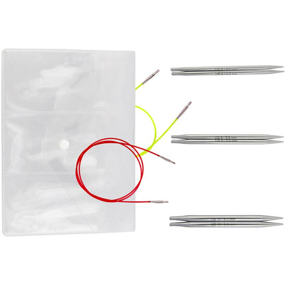 Nova Platina Interchangeable Starter Set / Set de Agujas Intercambiables Descontinuado Knitter&