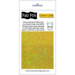 Glitter Gold Fab Foil / Papel Metalizado Dorado Brillante Foil Wow!