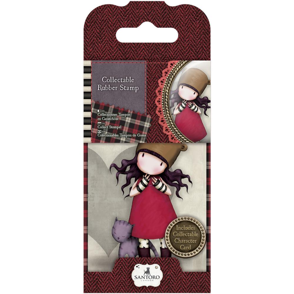 Gorjuss Rubber Stamp 10 Purrrrrfect Love / Gorjuss Sello Cling Amor Perfecto Descontinuado Santoro