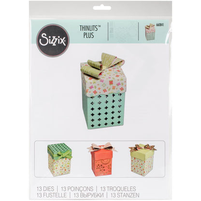 Thinlits Plus Box With Fancy Lid Die / Suaje de Corte Caja con tapa de Fantasía Descontinuado Sizzix