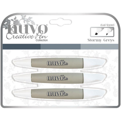 Marker Creative Pen Collection Stormy Greys / Marcadores Tonos Grises Descontinuado Nuvo