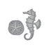 Shapeabilities Die D-Lites Seahorse & Sand Dollar / Suaje de Caballito de Mar y Conchita Descontinuado Spellbinders