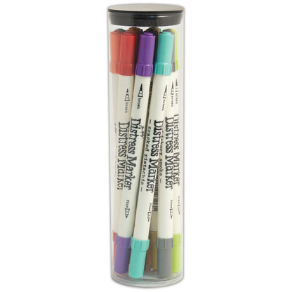 Tim Holtz Distress Markers 12 Pack / Marcadores de Agua Paquete de 12 Pz. Marcadores &amp; Plumones Ranger