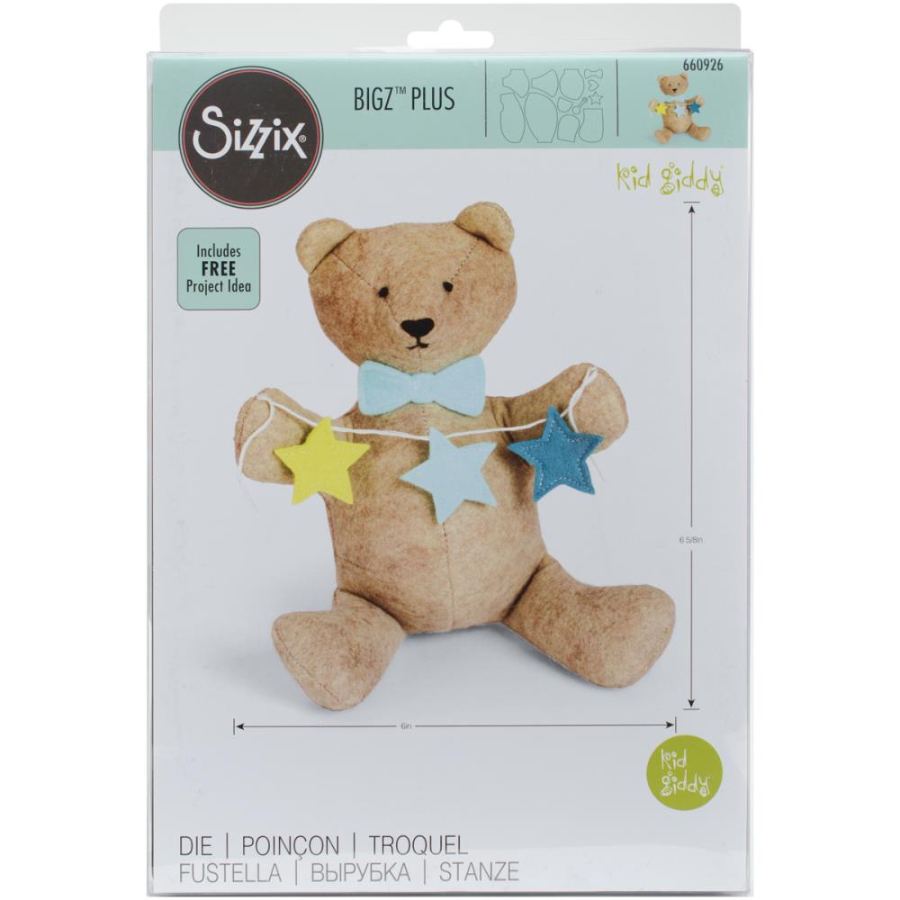 Bigz Dies Plus Bear Cub / Suaje de Osito de Tela Descontinuado Sizzix