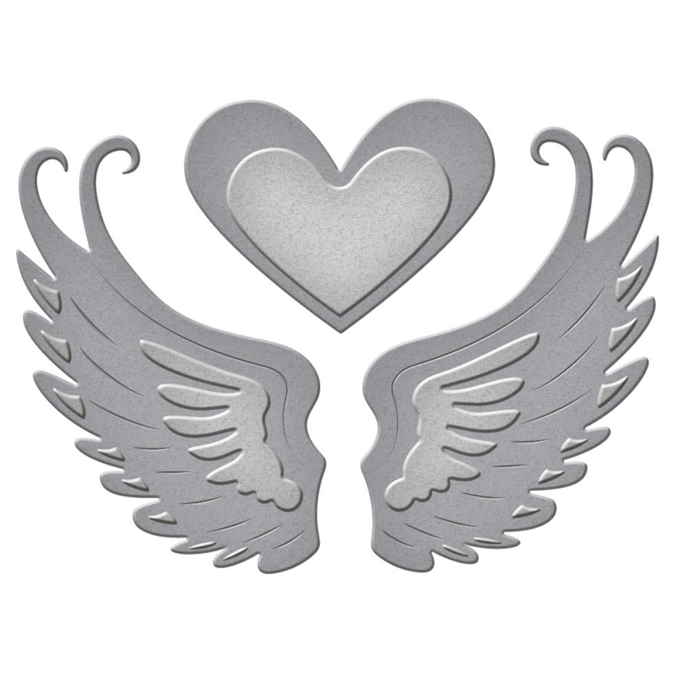 Shapeabilities Die D-Lites Love In Flight  / Suaje de Alas y Corazón Descontinuado Spellbinders
