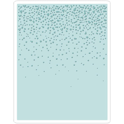 Snowfall Speckles Embossing Folder / Folder de Grabado Nieve Salpicada Folders de Grabado Sizzix