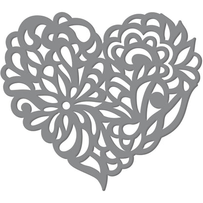 Magnolia Heart Die / Suaje de Corazón Caladito Dados de Corte / Suajes / Troqueles Ultimate Crafts