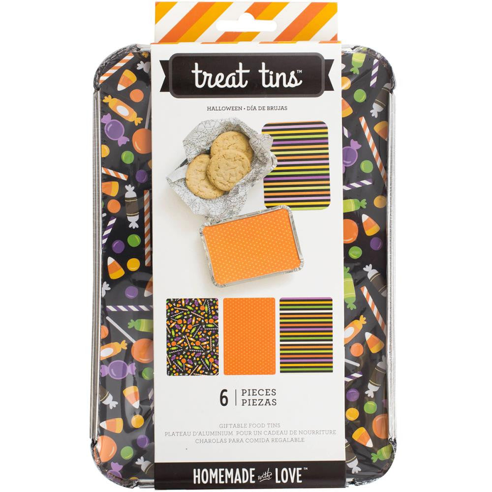 Halloween Food Treat Tins / Charola Para Comida Repostería American Crafts