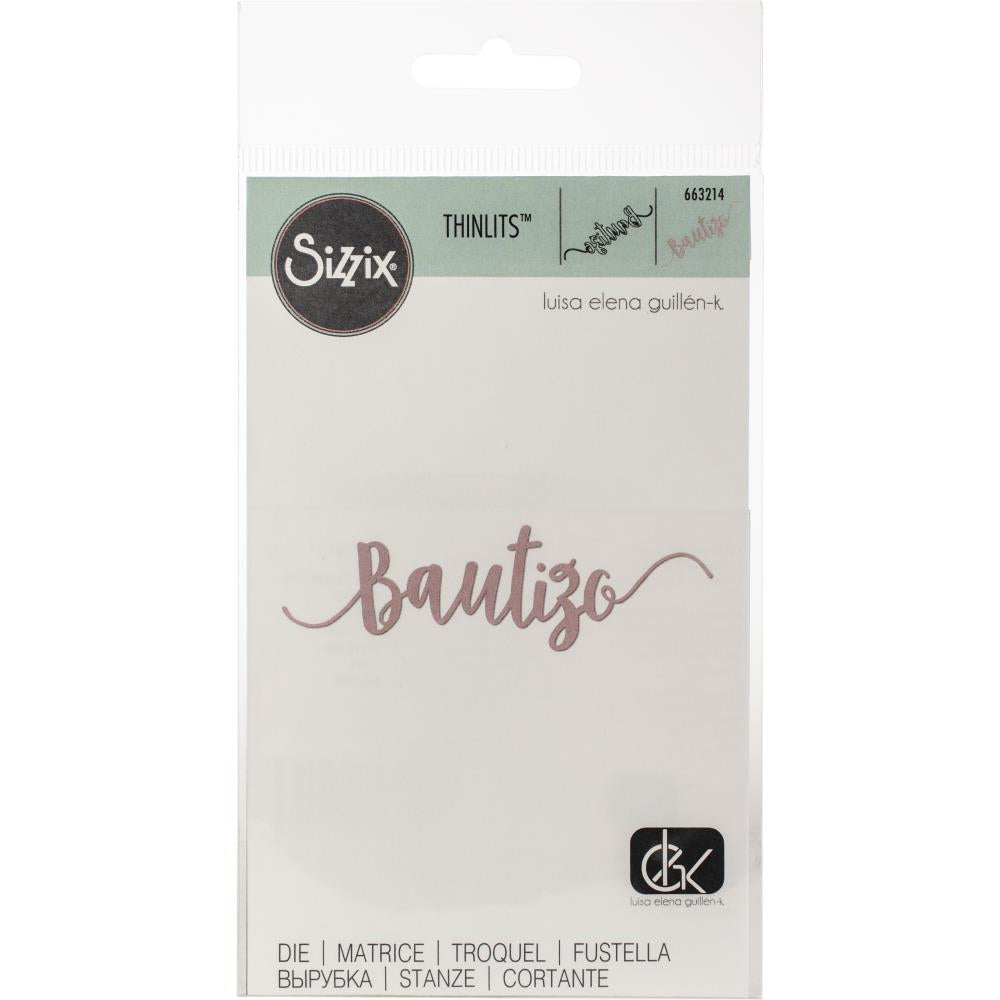 Thinlits Dies Bautizo / Suaje de Bautizo Descontinuado Sizzix