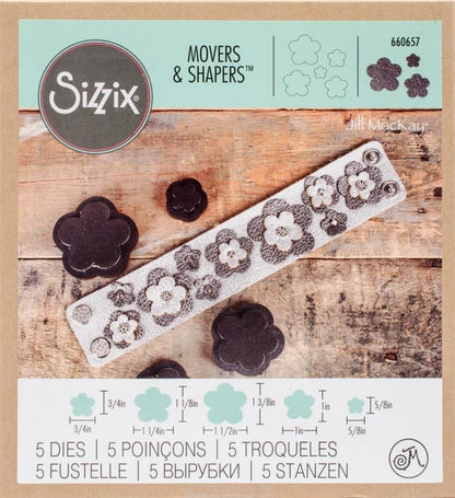 Jill MacKAy Movers &amp; Shapers Magnetic Die  / Suajes de Flores Descontinuado Sizzix
