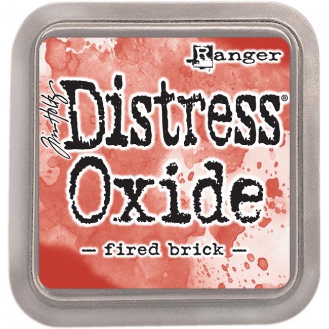 Tim Holtz Distress Oxide Fired Brick / Cojin de Tinta Efecto Oxidado Ladrillo Tintas Ranger