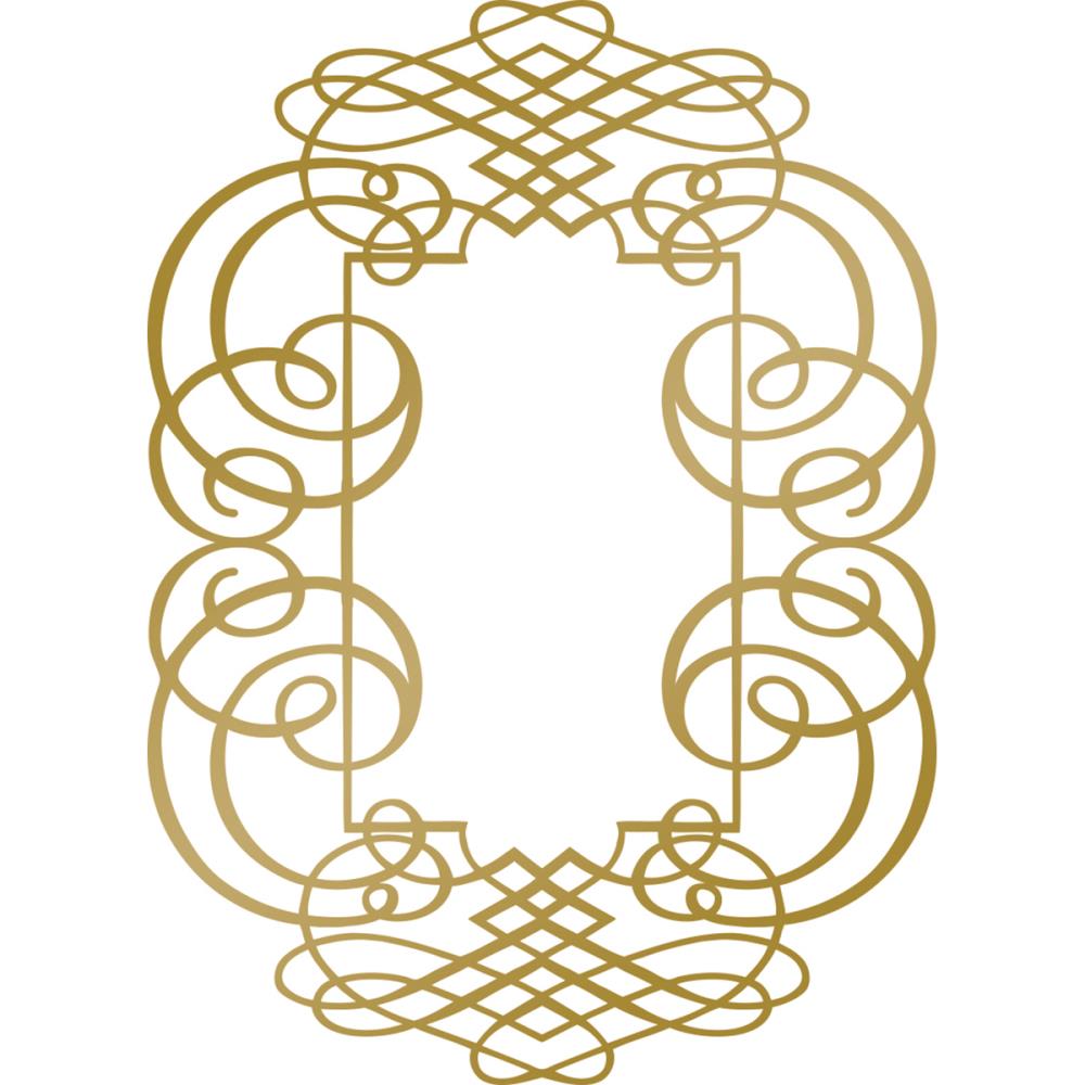 Anna Griffin Hot Foil Plate Curling Frame / Suaje De Marco Con Onditas Descontinuado Couture Creations