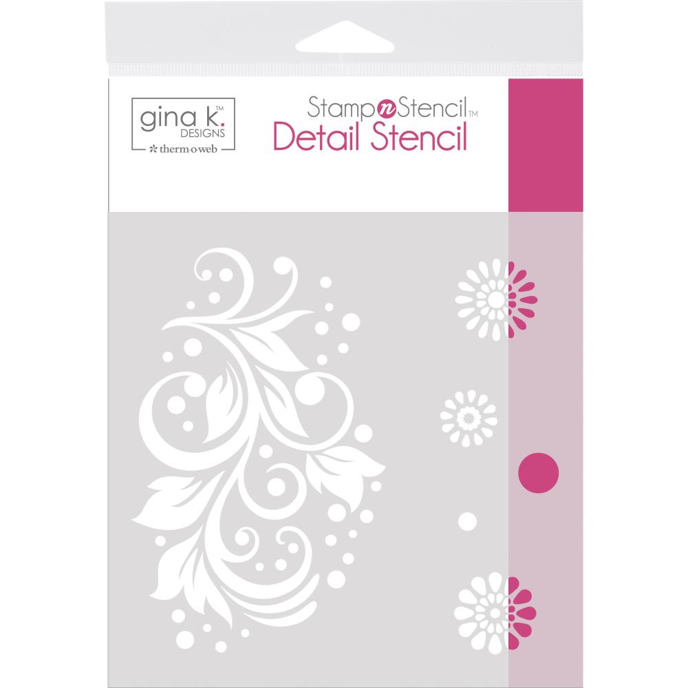 Gina K Designs Stencil Crazy Daisy / Estencil de Margaritas Descontinuado Gina K Designs