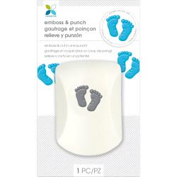 Embossing Punch Baby Feet / Perforadora de Pies de Bebé Descontinuado Momenta