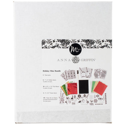 Anna Griffin Minc Holiday Kit 170 pc. / Kit Edición Especial Navidad para Minc Accesorios American Crafts