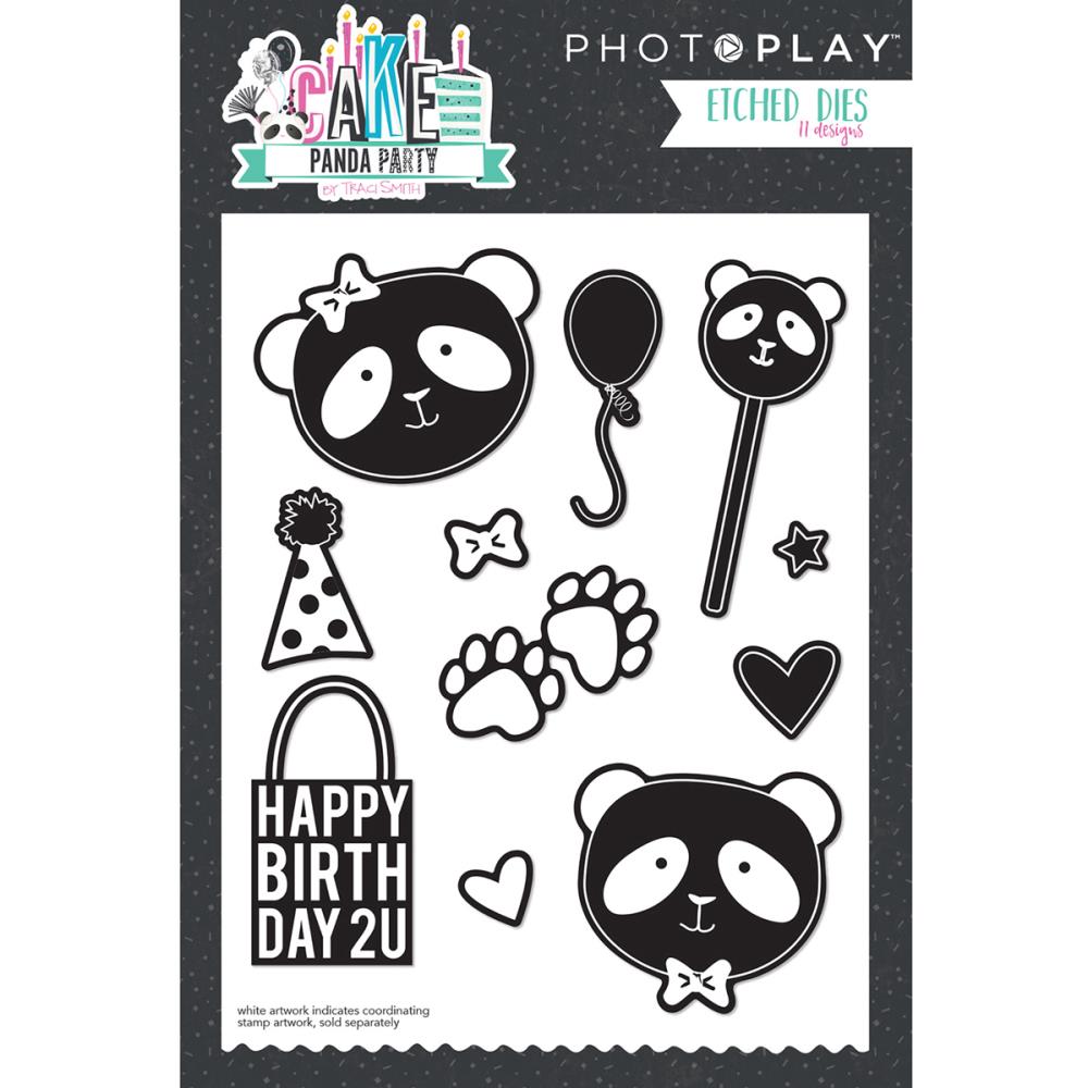 Cake Panda Party Die /  Suaje de Corte Fiesta de Pandita Dados de Corte / Suajes / Troqueles Photo Play