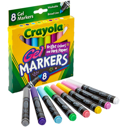 Gel Washable Markers / Marcadores de Gel Lavables Descontinuado Crayola